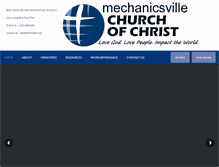 Tablet Screenshot of mccforchrist.org